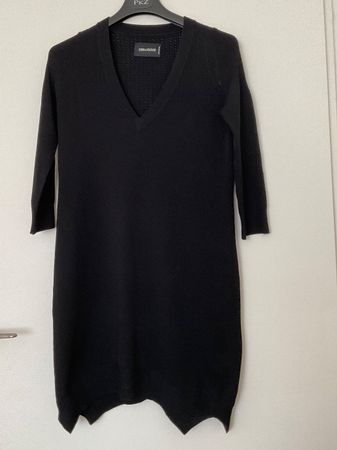 ZADIG & VOLTAIRE Strickkleid Gr XS schwarz sexy Neuwertig