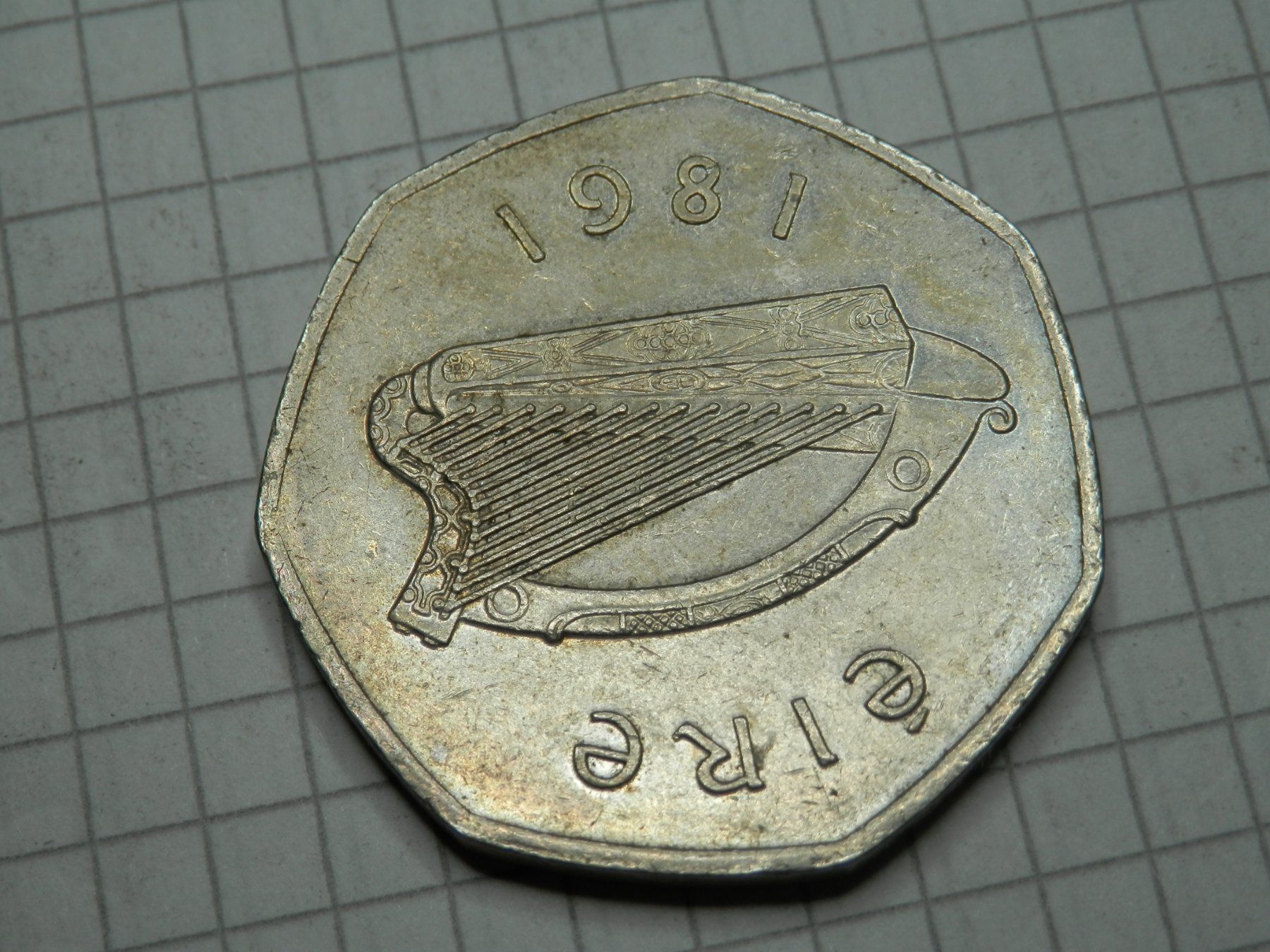 Tutti le monete: Irland  50 Pence, 1981 – Usato da Weiach venduto da weiach81 1