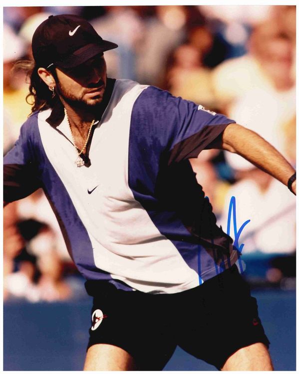 ANDRE AGASSI - original handsigniert (20 x 25 cm) mit COA (Gebraucht ...