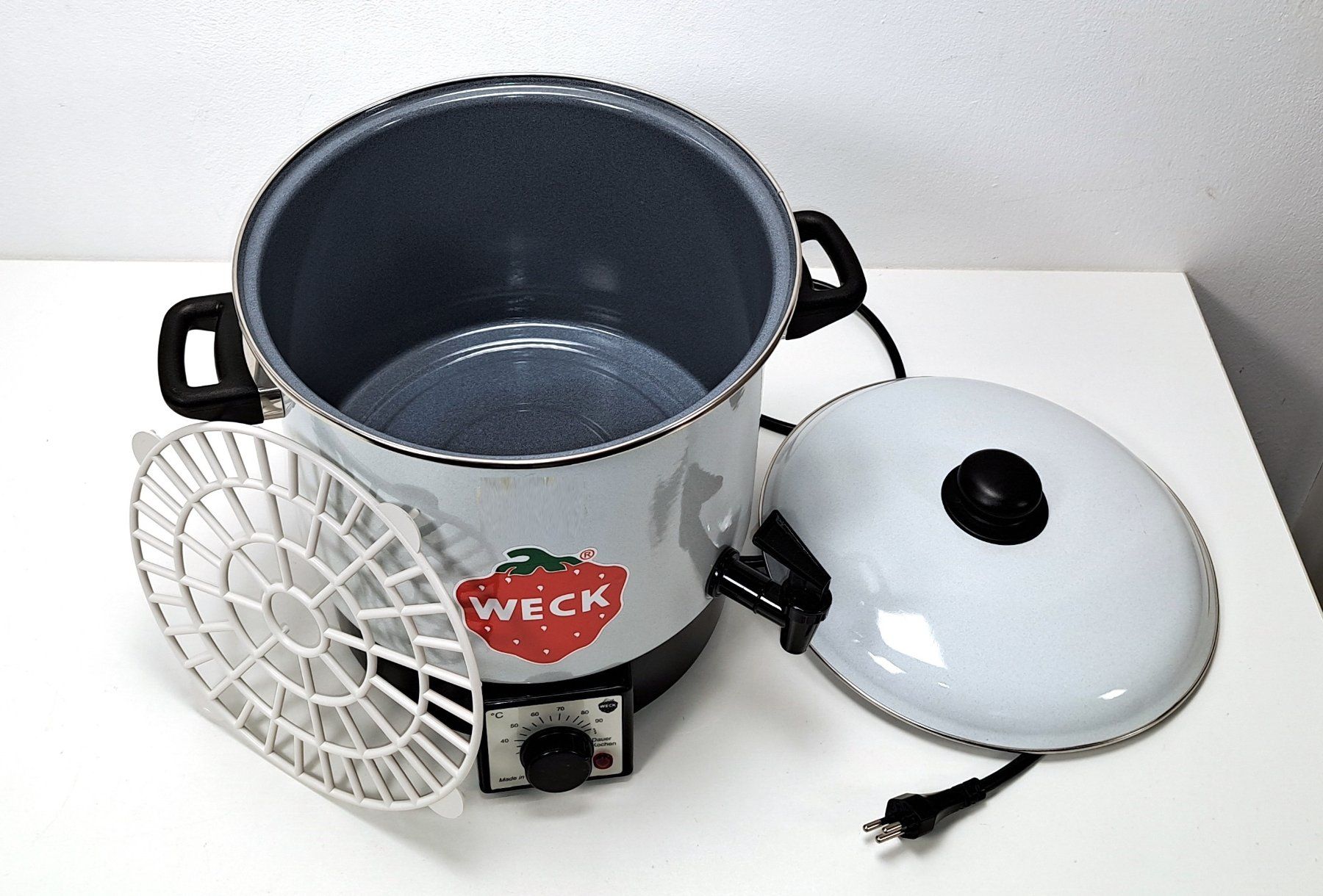 Weck Pentole: WECK Sterilisiertopf Multi-Einkochtopf mit Hahn 9 l - neu – Nuovo (secondo la descrizione) da Kägiswil venduto da nick333 1