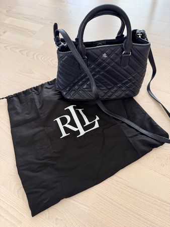 Damen Handtasche Lauren Ralph Lauren dunkelblau guter Zustan