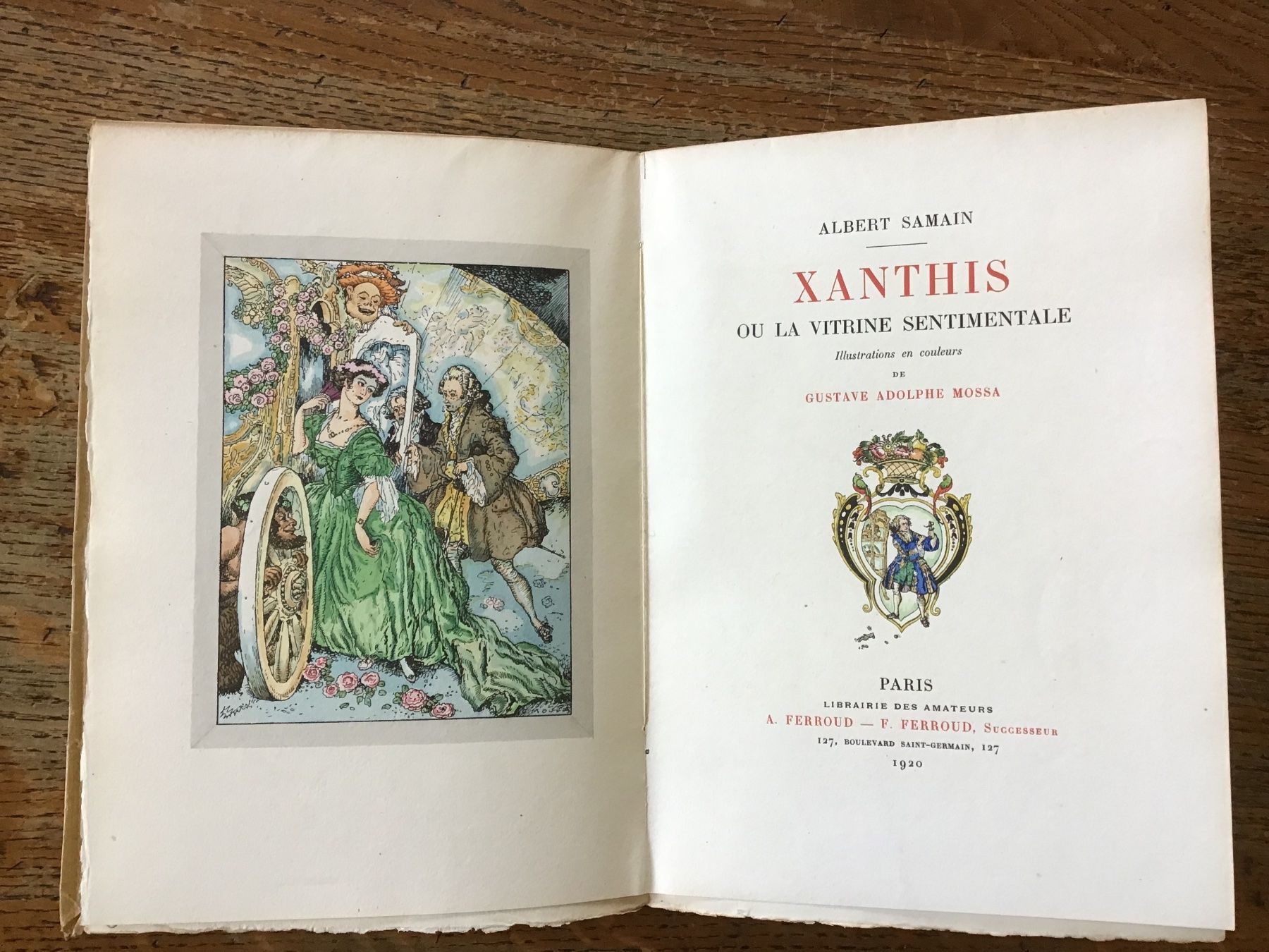 Libri: Albert Samain Xanthis ou La vitrine sentimentale – Usato da Fully venduto da Ruby97 3