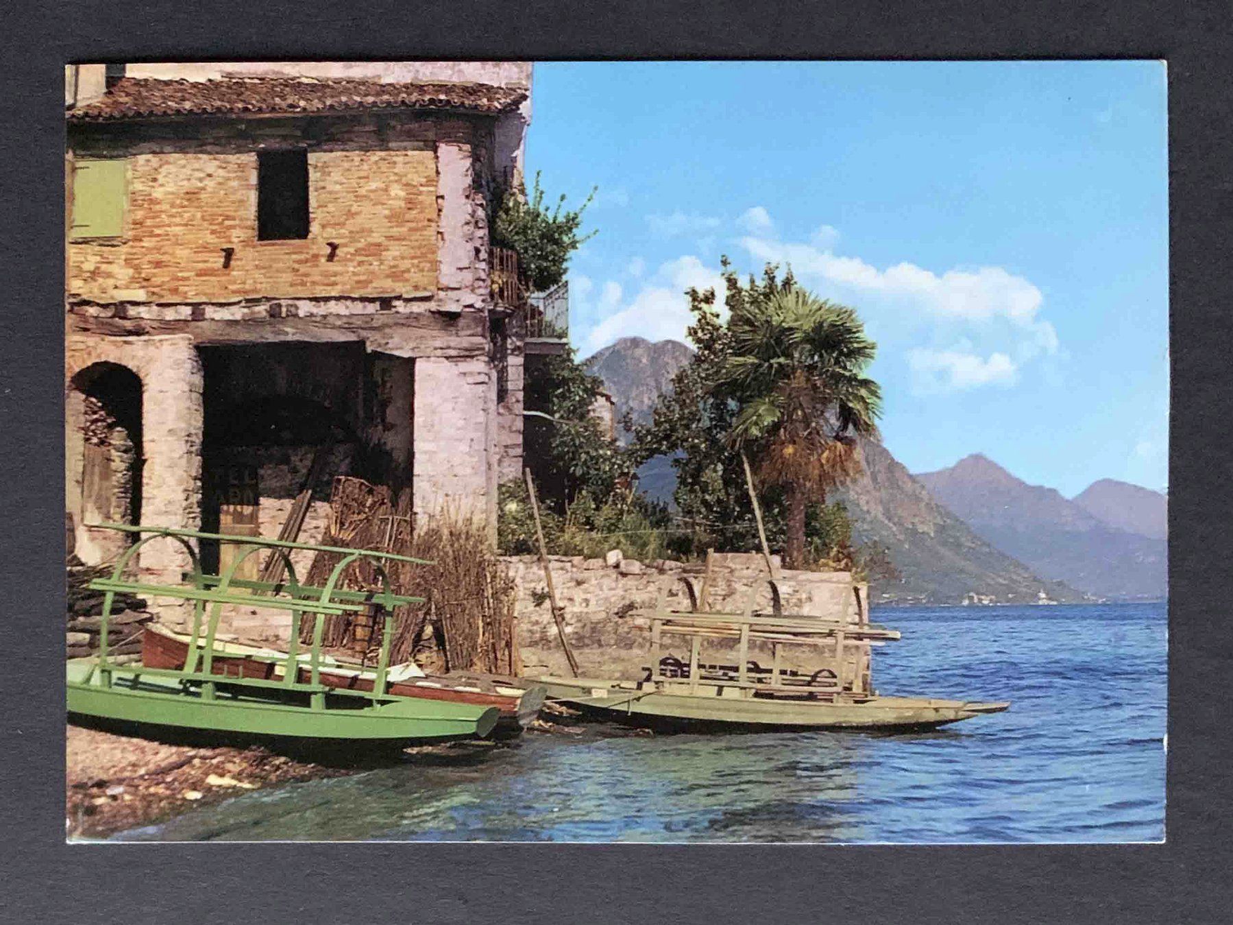 Cartoline postali: AK Lugano Rustico – Usato da Goldau venduto da artelier1