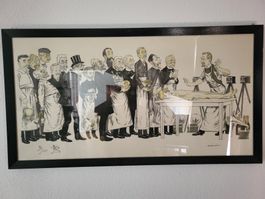 Spezielles Vintage Bild 52 x 96 cm