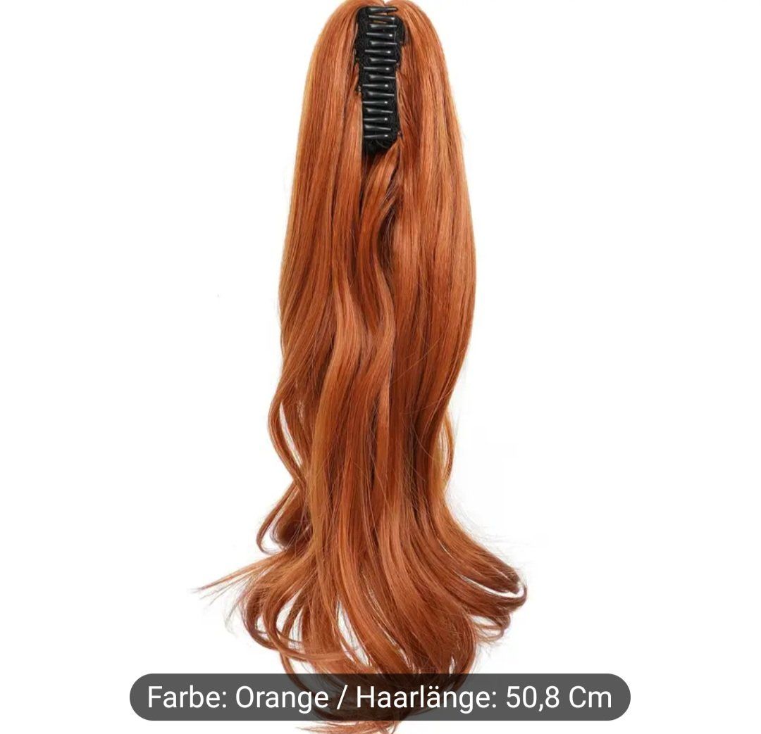 Accessori per capelli: 1 Extensions/Haarteil, ca. 50.8 cm, kupfer / orange – Nuovo e nell'imballaggio originale da Baden venduto da rocket85 4