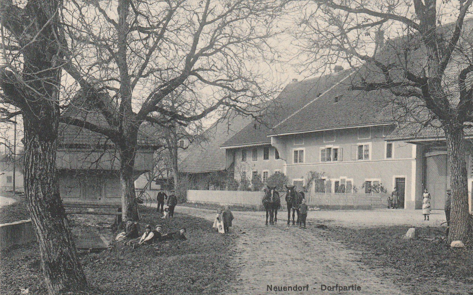 Cartoline postali: Neuendorf Dorfpartie belebt – Usato da Rorschacherberg venduto da fratovi2