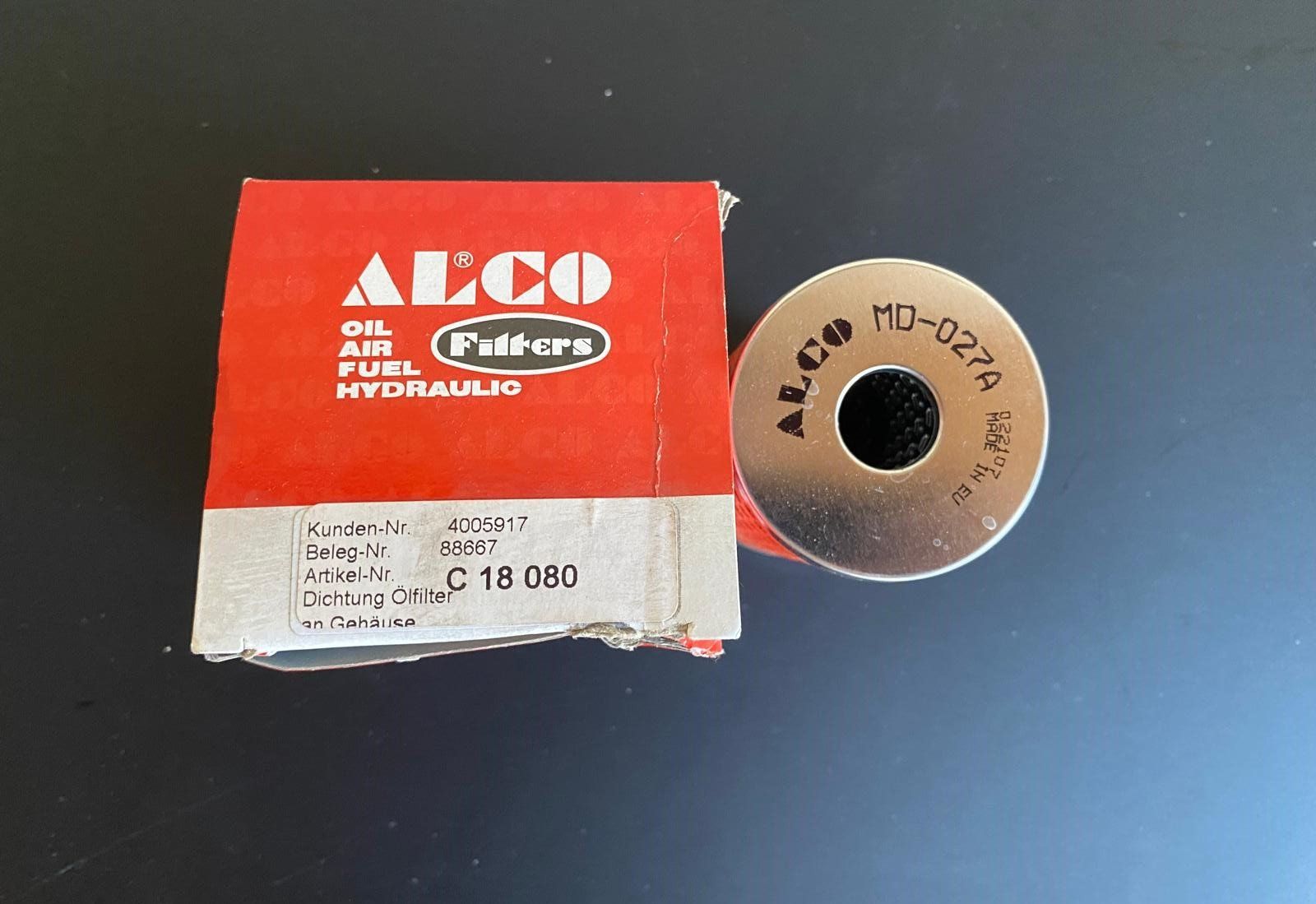 Tutti pezzi di ricambio auto: Hydraulikfilter Alco MD-027A Neu – Nuovo e nell'imballaggio originale da Mauren venduto da lotus_46 1