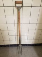 Grabegabel Holzstiel mit D-Griff gebraucht guter Zustand
