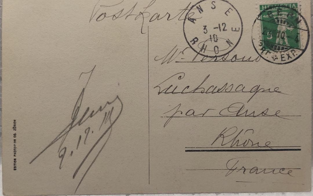 Cartoline postali: BERN - 1910 – Usato da Delémont venduto da Domdom1 1