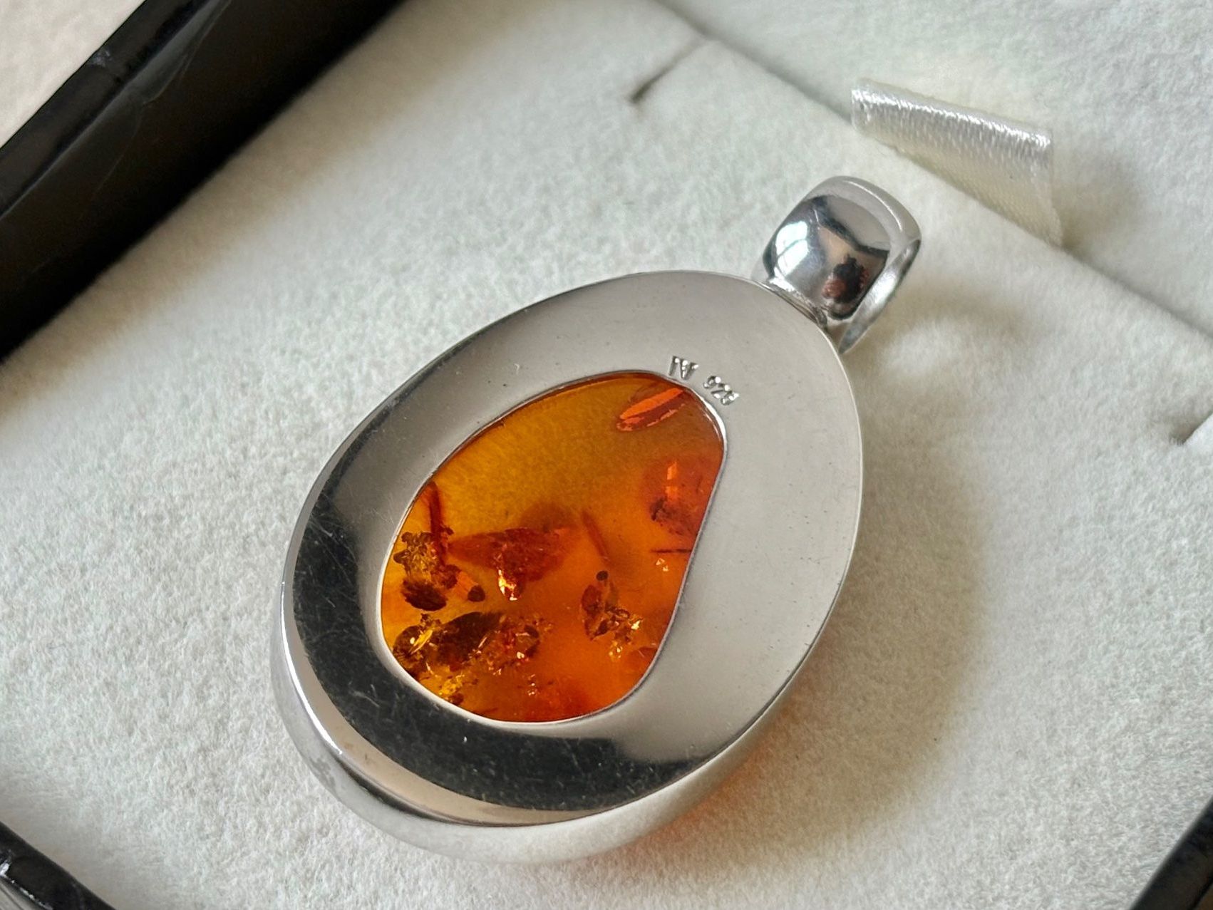 Pendentifs: Bernstein Anhänger, massiv, Silber 925 – Neuf (Voir description) à Brugg AG par lau_9rvy 3