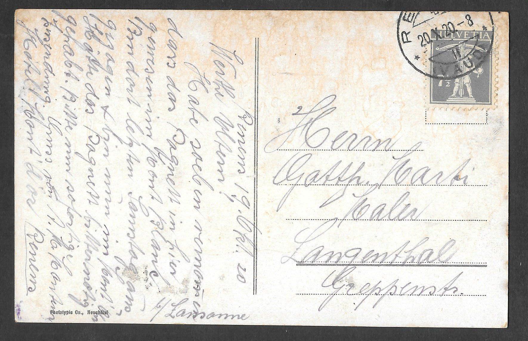 Cartes postales: Bergpost Poste de Montagne 3 Postkutschen – D'occasion à Olten par clotaldi 1