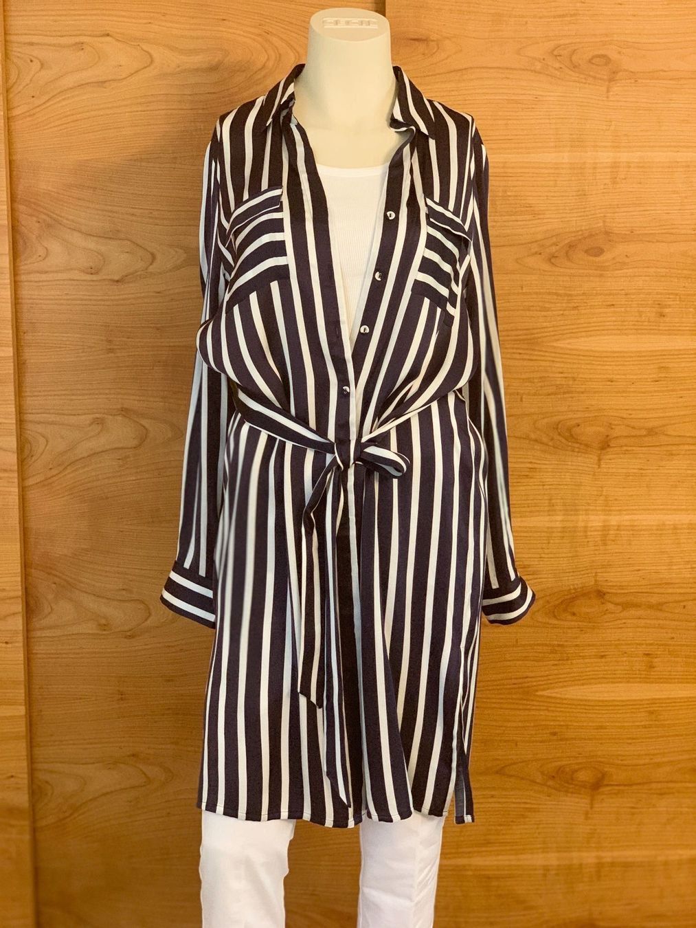 Blusen: Gestreifte Chemise longue  von Laurel – Neu (gemäss Beschreibung) aus Unterägeri von Jr61 5