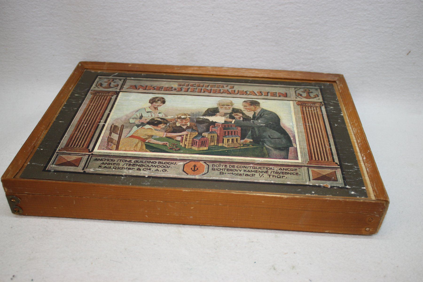 Ancore: Richters Anker Steinbaukasten ca. 1915 – Usato da Thun venduto da Amye