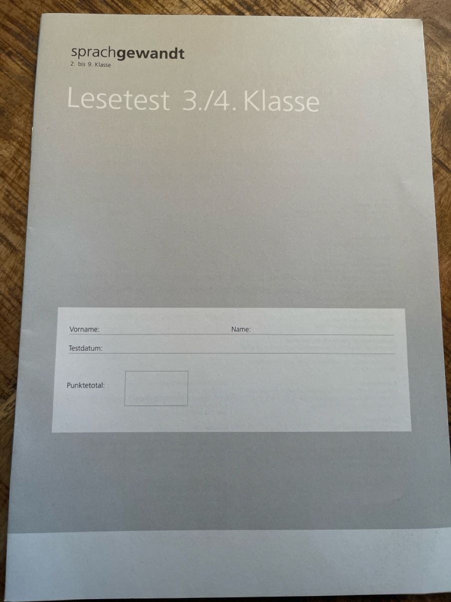 Libri: Lesetest 3./4. Klasse – Usato da Volketswil venduto da jtu_buchde