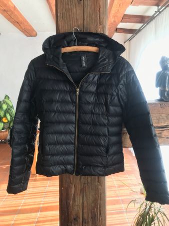 Damen Daunenjacke Leonardo schwarz guter Zustand