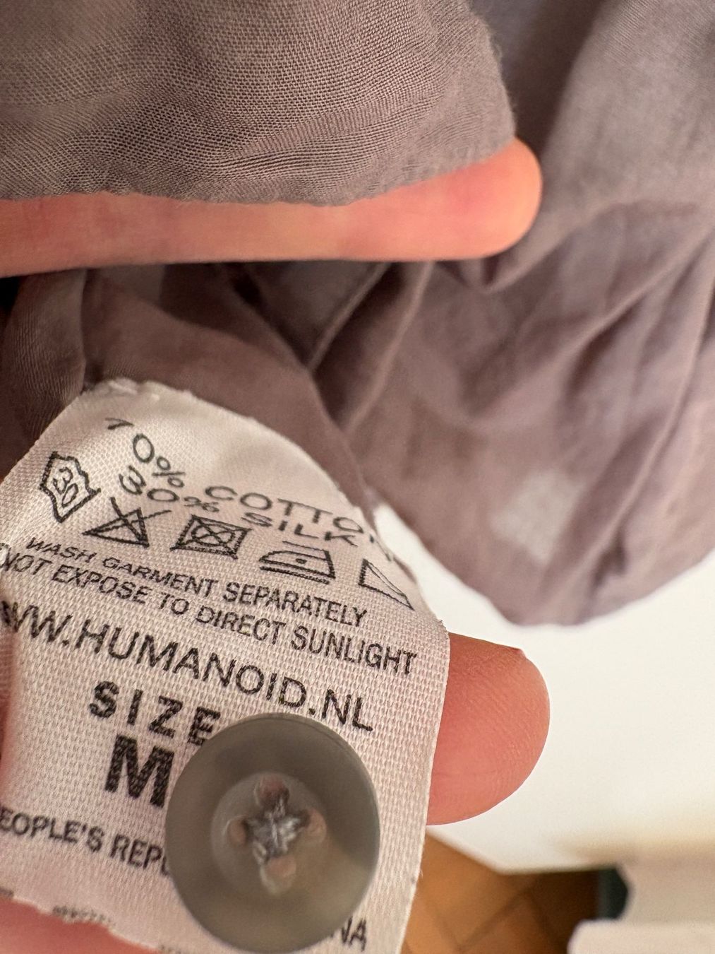 Tops: Trägertop Tunika HUMANOID Seide & Baumwolle – Gebraucht aus Zürich von triangular 4