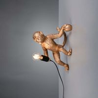 Wandleuchte, Affenoptik, 37 cm Höhe