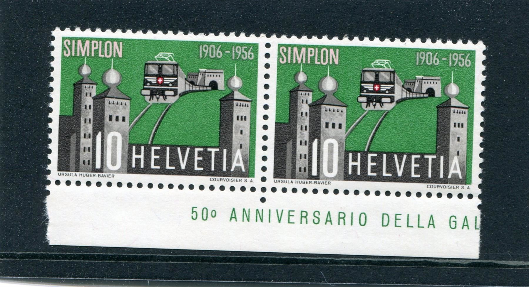 Alle Briefmarken: 1956 FW Nr. 325.3.02 postfr. und gest. – Gebraucht aus Winterthur von Kyoung