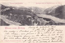 AK Brünig / Meiringen (Brünig BE nach Yverdon VD) 1898
