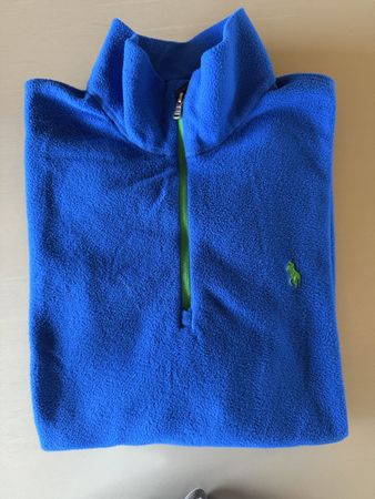 Polo Ralph Lauren Fleece Pullover blau Grösse M
