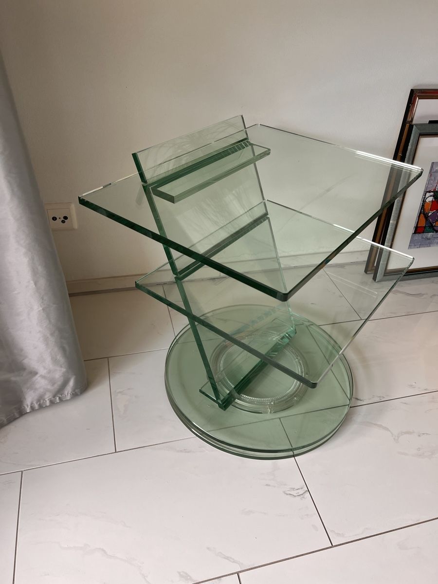 Mobili TV: Designer TV Fernseh Möbel Glas – Usato da St. Gallen venduto da den_xnp2 2