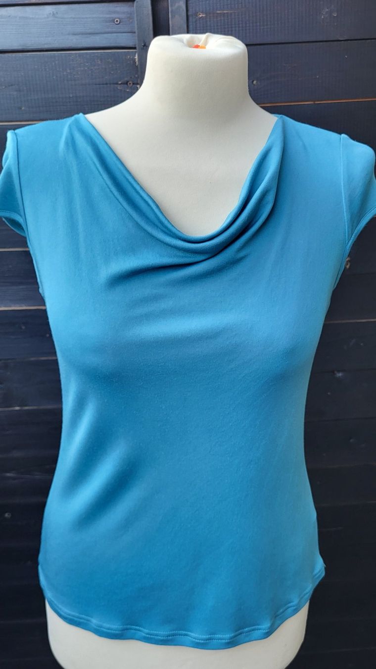 Top: Top -blouse bleu – Nuovo (secondo la descrizione) da Fribourg venduto da VictoriaShop7 1