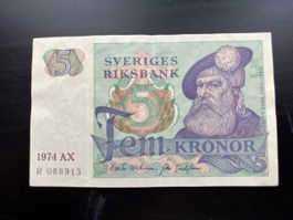 Billet Suède 🇸🇪 1974