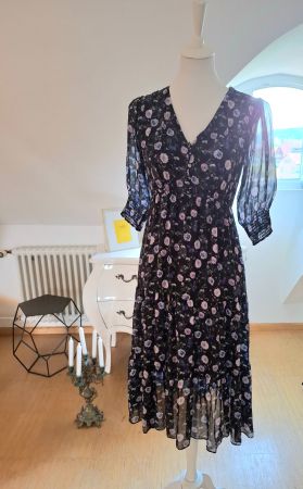 The Kooples Sommerkleid Seide Gr. 36/S