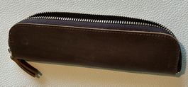 Stiftetui, Leder braun, neu