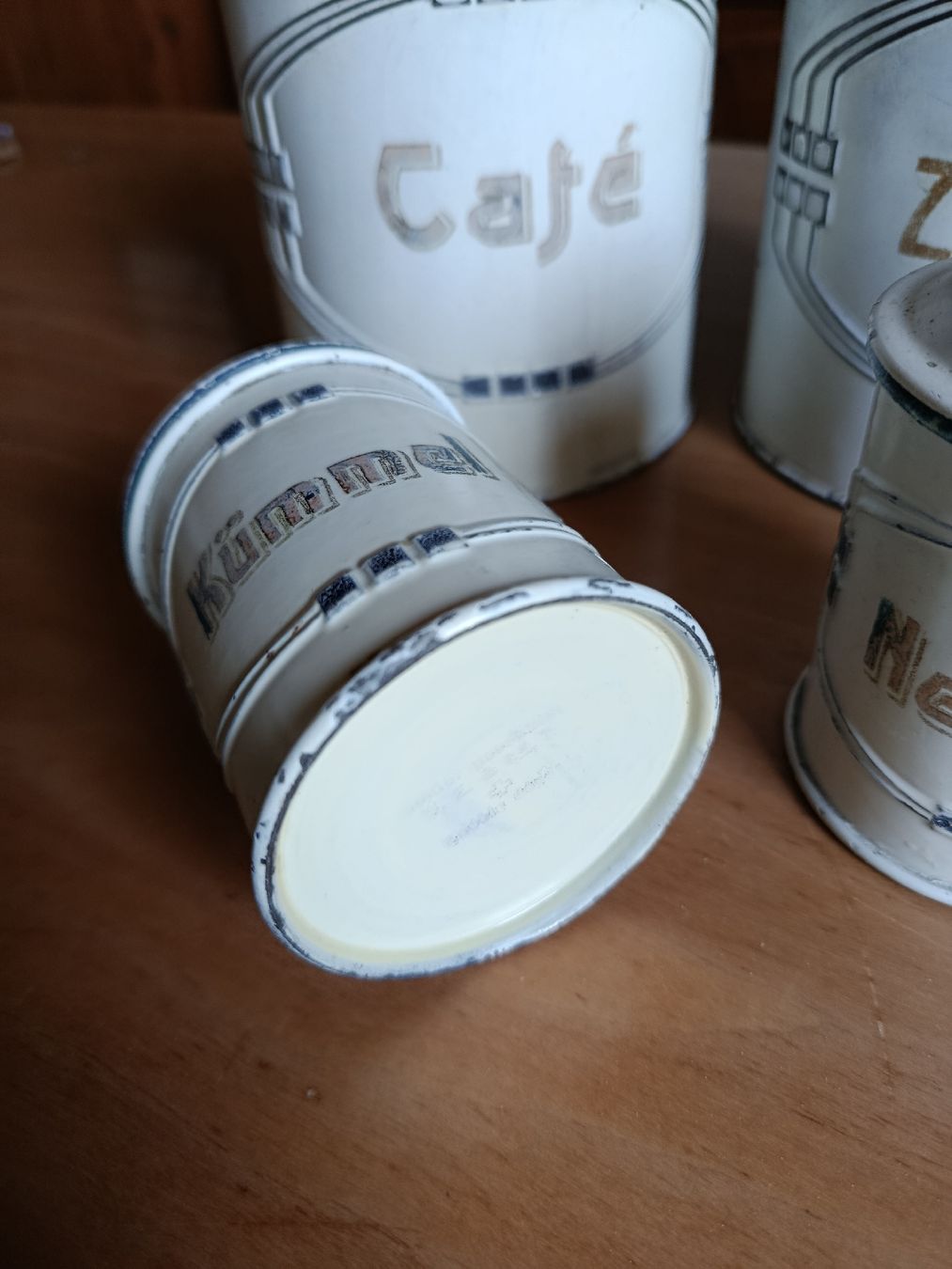 Tutte le decorazioni: Blechdosenset, Shabby Chic, Dekoration  – Usato da Oberägeri venduto da SaniBeach 1