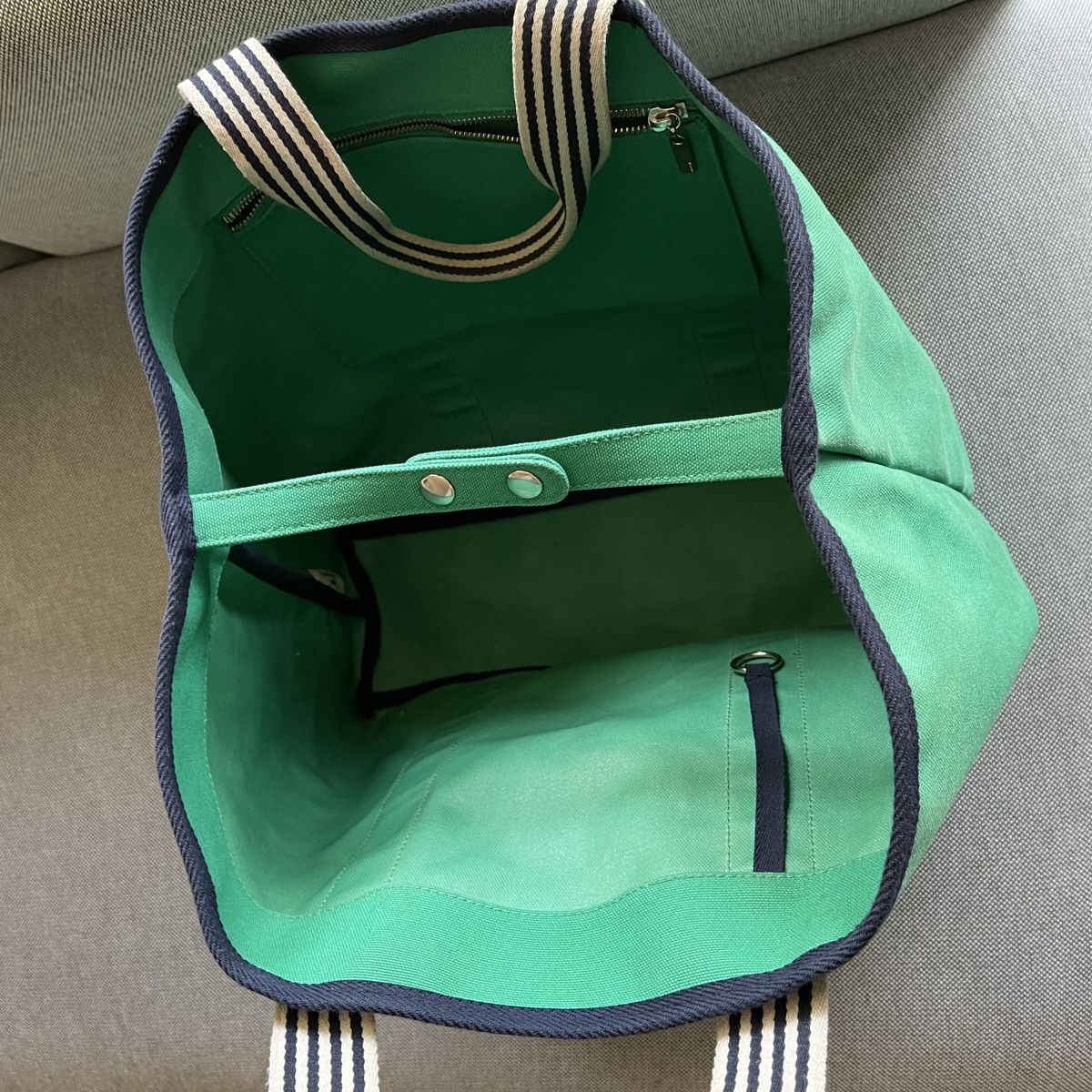 Lacoste Borse: Grüne Lacoste Canvas Shopper Tasche, – Nuovo (secondo la descrizione) da Bern venduto da dek_7bjd 3
