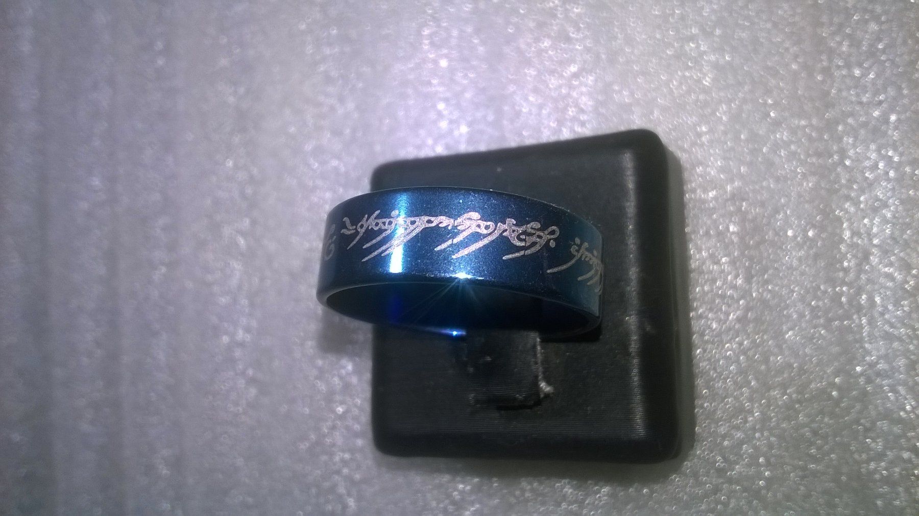 Anelli: RING EDELSTHAL,,HERR DER RING,,,DUNCKELBLAU – Nuovo (secondo la descrizione) da Basel venduto da bijoutrie_4 1