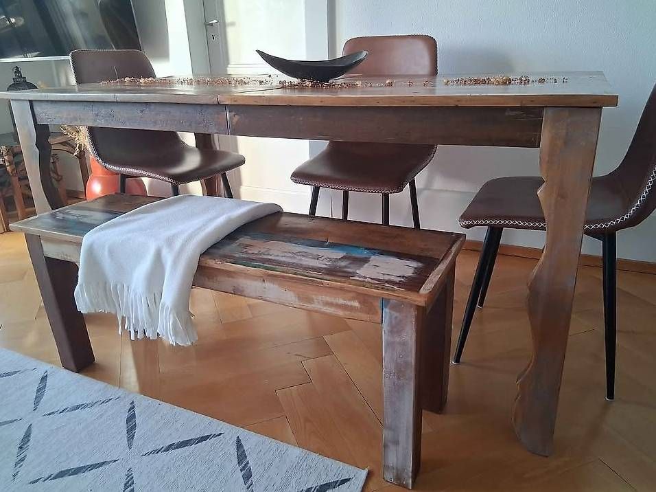 Set di tavolo e panche: TABLE + 4 CHAISES + BANC – Usato da Hauterive NE venduto da vdj_zm2q 3