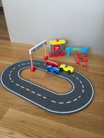 Kleine Holzrennbahn