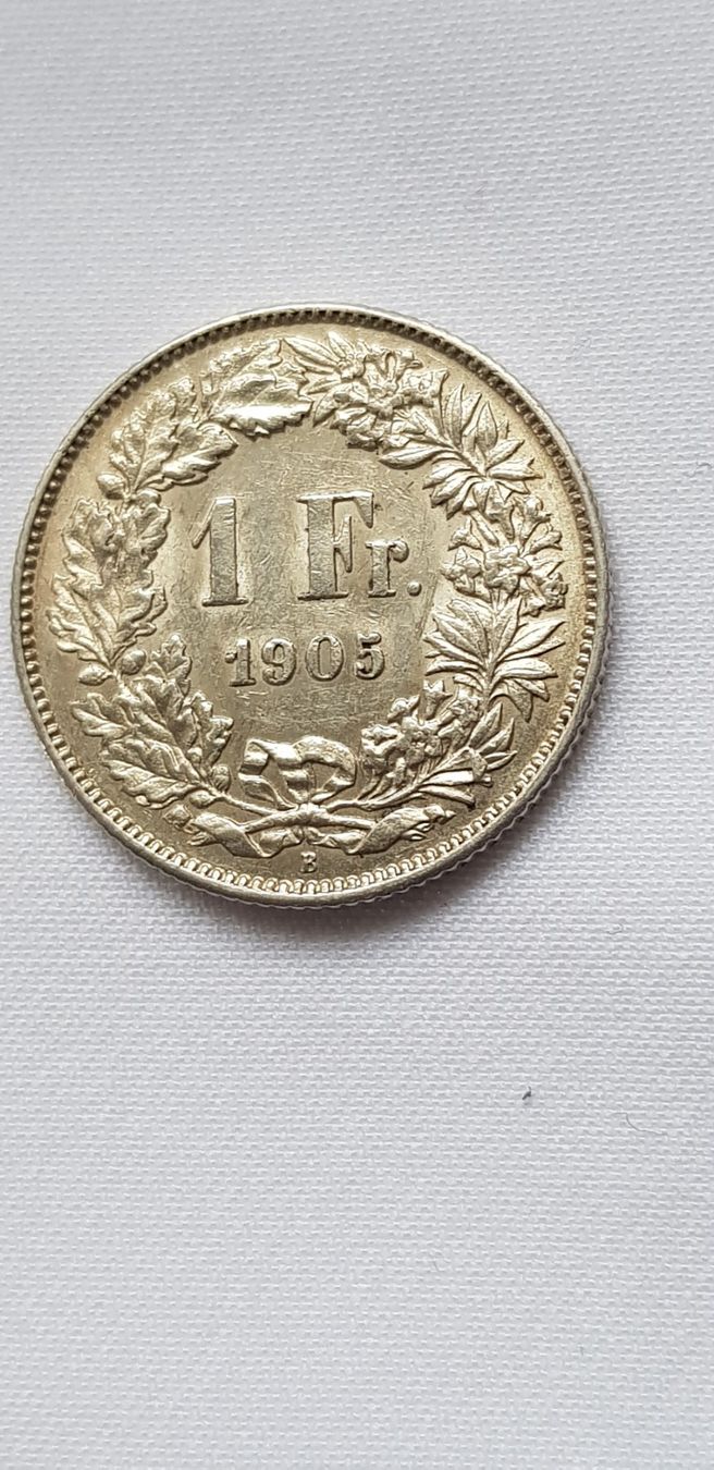 Tutti le monete: 1 Franken 1905 Schweiz – Usato da Dällikon venduto da Toyfan 1