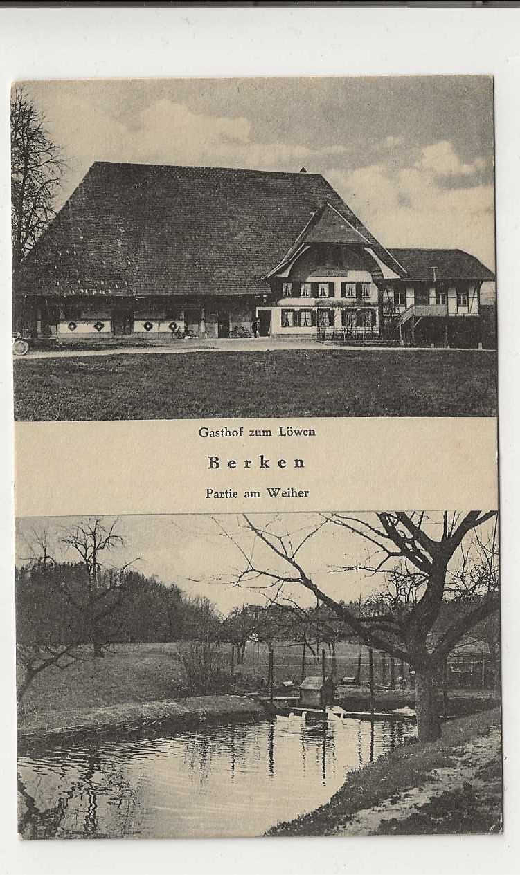 Cartoline postali: Berken, 1933 – Usato da Spiez venduto da Niesen20