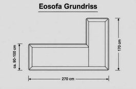 Hochwertiges Premium-Ledersofa (L-Form)