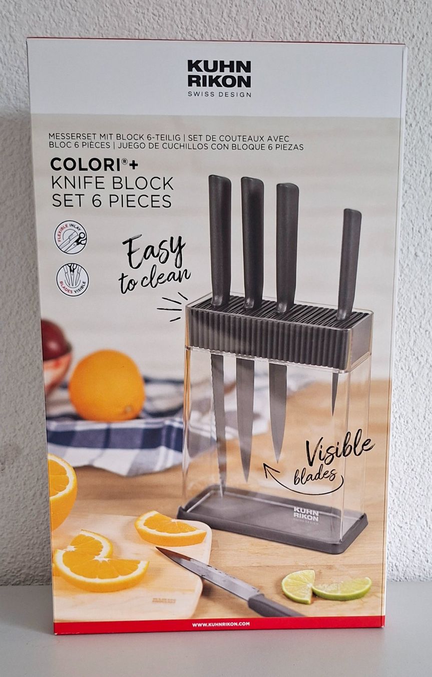 Kuhn Küchenmesser: Kuhn Rikon Küchenmesser Set 5-teilig – Neu und originalverpackt aus Oftringen von Fliby