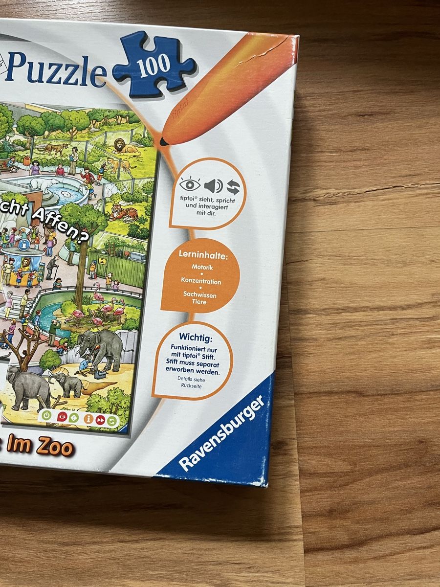 Tiptoi Puzzles: Ravensburger Tiptoi Puzzle: Im Zoo – Gebraucht aus Neftenbach von Anba78 1