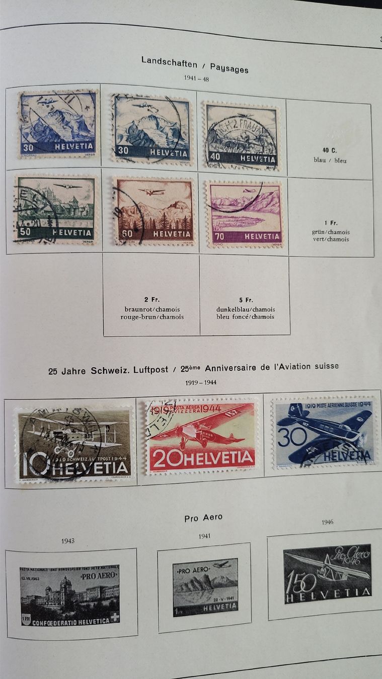 Tutti i francobolli: Grosses Briefmarken Album ab Rayons!!! – Usato da Bolligen venduto da PhilHan 8