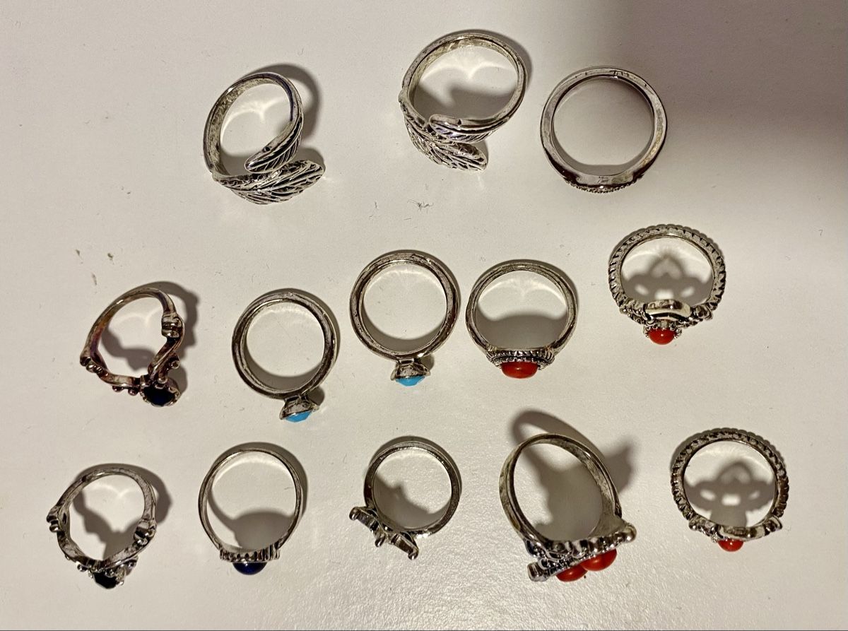 Ringe: Schmuck Set Ringe Damen 13 Stück – Gebraucht aus Sitterdorf von SecondHandRe 1