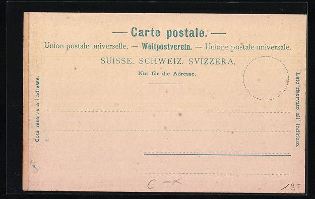 Cartoline postali: Basel, Strassenpartie vom Erlenweg, Rest – Usato da Berlin venduto da bartko-reher 1