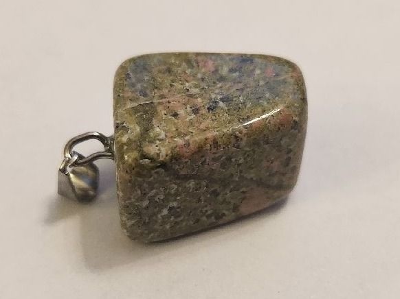 Ciondoli: Pendentif pierre naturelle Unakite – Nuovo (secondo la descrizione) da Territet venduto da Cenh