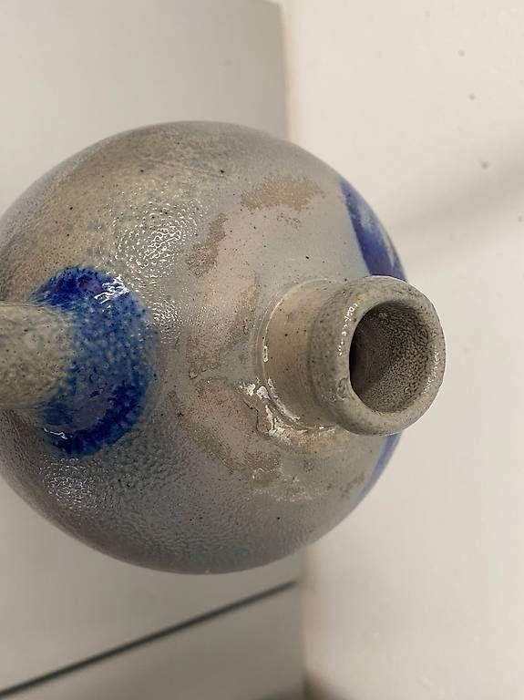 Bottiglie: Steingutflasche 3 Liter blau bemalt - antik – Usato da Gerolfingen venduto da Regenbogen88 4
