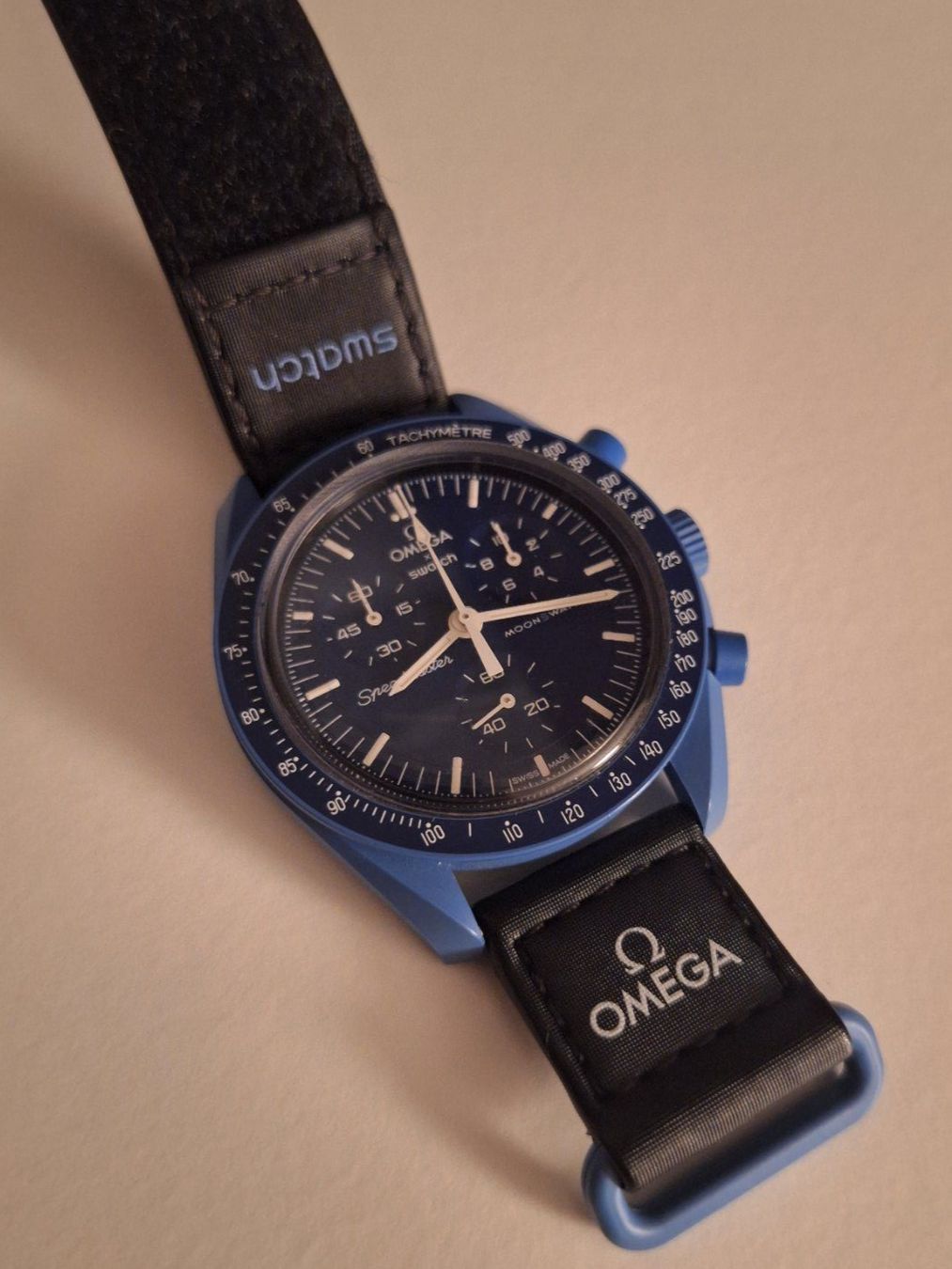 Swatch Orologi: MISSION TO NEPTUNE - Moonswatch – Usato da Biel/Bienne venduto da Seyran