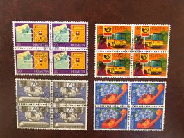 1980 Sonderpostmarken PTT-Serie 4erblock ET-Stempel