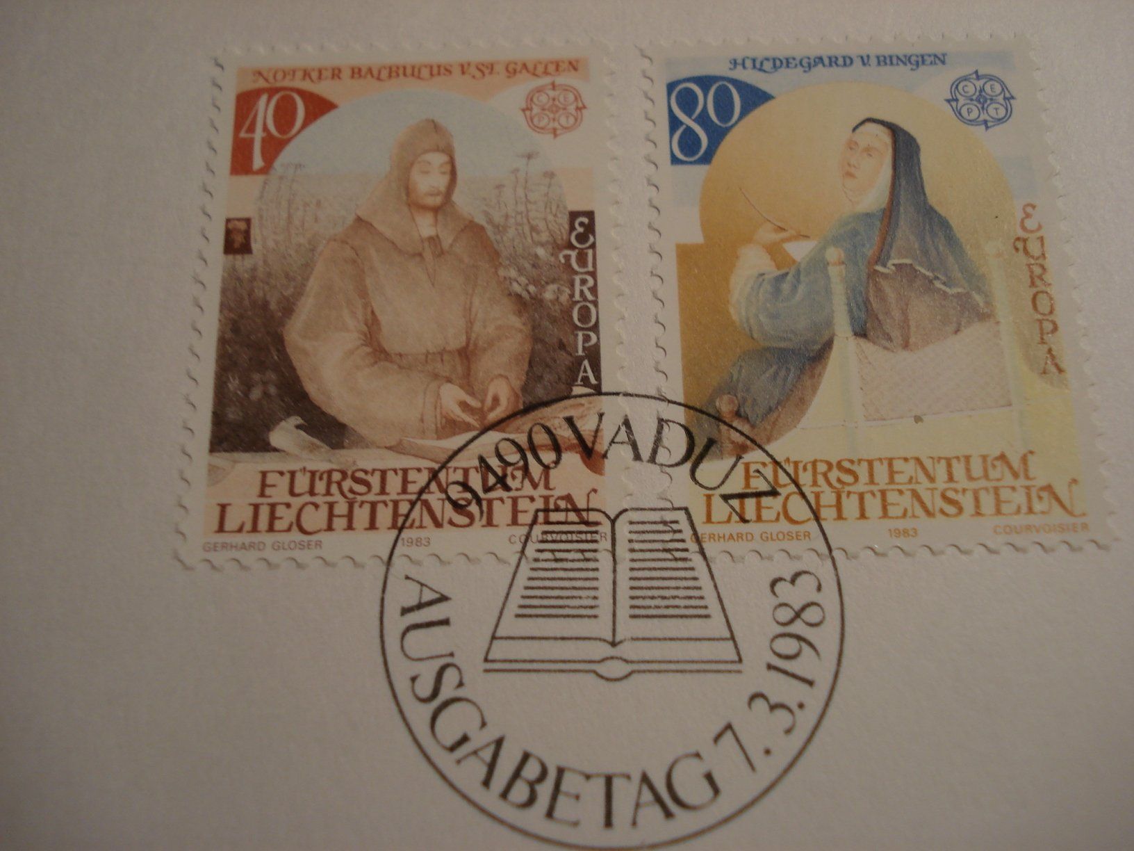 Tous les timbres: Liechtenstein Set FDC 1983, 7 Belege – D'occasion à Niederwil AG par morostahu