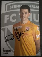 FC Thun Guillaume Faivre Autogrammkarte guter Zustand