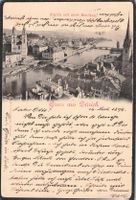 #Gruss aus Zürich , gel. 1898