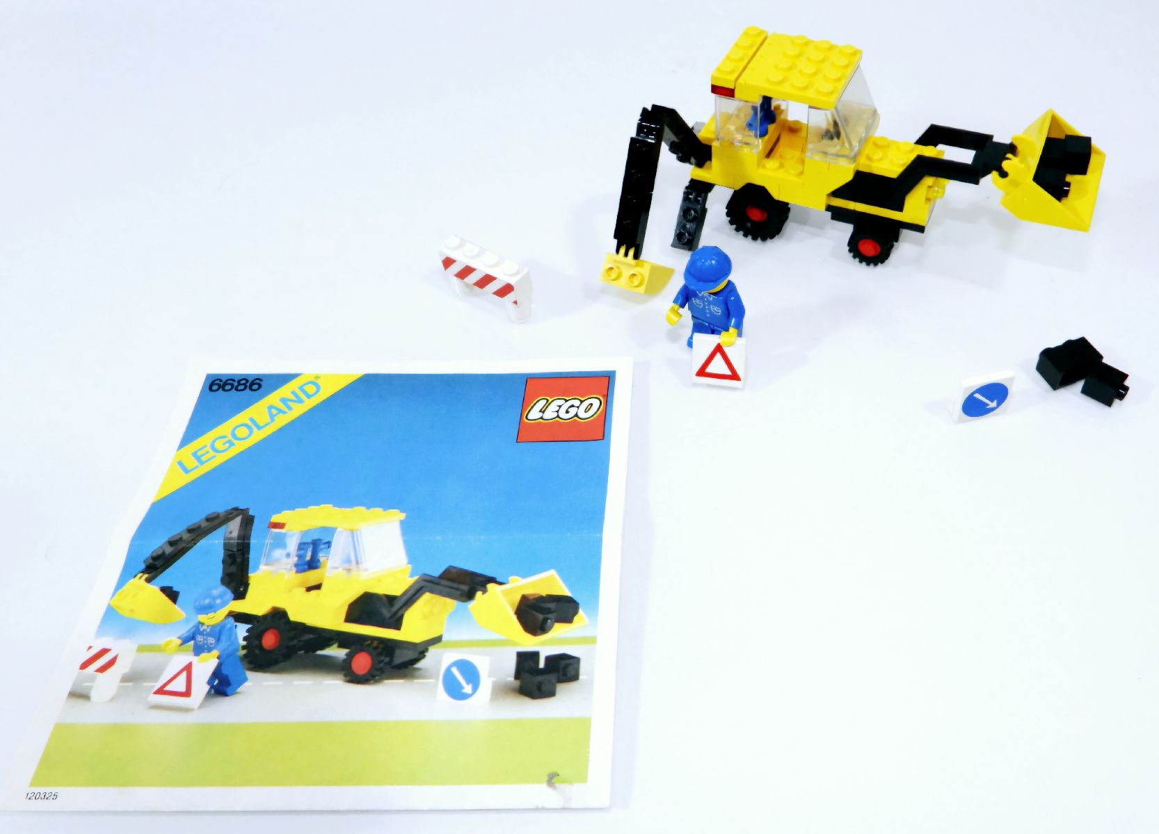 Lego Baukästen: LEGO LEGOLAND 6686 BACKHOE RADLADER  – Gebraucht aus Turbenthal von Ddanuh